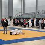 Nasz uczeń podczas walki na macie w czasie Ogólnopolskiego Turnieju Judo Olimpiad Specjalnych.jpg